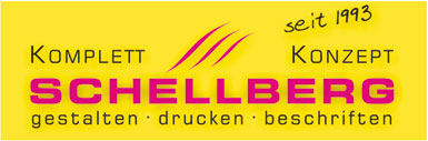 Komplett Konzept Schellberg – gestalten · drucken · beschriften